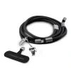 Curea Karl Lagerfeld Ikonic cu cablu de încărcare integrat USB-C/USB-C neagră
