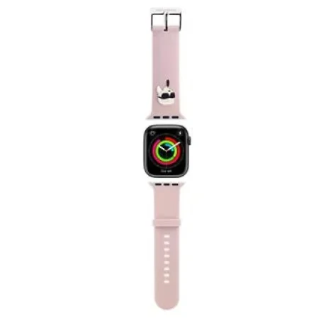 Curea Karl Lagerfeld Karl Head NFT pentru Apple Watch 38/40/41 roz