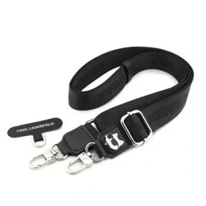 Curea universală crossbody Karl Lagerfeld Choupette Patch neagră