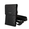 Geantă de telefon Karl Lagerfeld Saffiano Monogram neagră