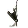 Geantă Guess Crossbody cu curea din PU 4G cu logo metalic + portofel maro