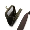 Geantă Guess Crossbody cu curea din PU 4G cu logo metalic + portofel maro