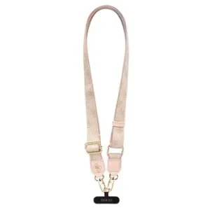 Geantă Guess Crossbody cu curea din PU 4G, logo metalic, roz