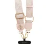 Geantă Guess Crossbody cu curea din PU 4G, logo metalic, roz