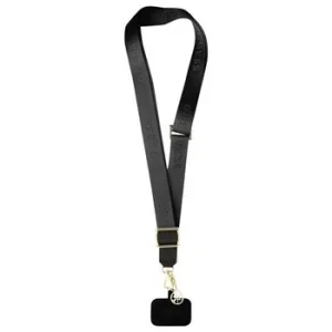 Geantă Guess Crossbody Nylon 4G Charm Negru