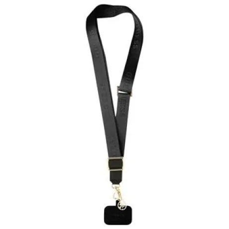 Geantă Guess Crossbody Nylon 4G Charm Negru