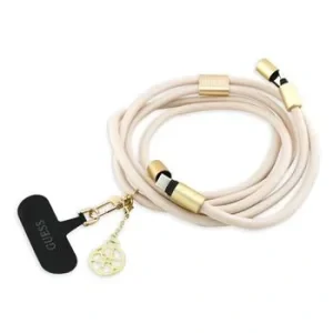 Geantă Guess Crossbody Strap 4G cu cablu de încărcare USB-C/USB-C bej