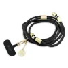 Geantă Guess Crossbody Strap 4G cu cablu de încărcare USB-C/USB-C Negru