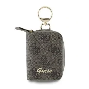Geantă Guess PU 4G Script Logo Nasture Maro