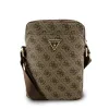 Geantă Guess PU 4G Triangle Logo 8&amp;quot; Maro