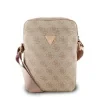 Geantă Guess PU 4G Triangle Logo 8&amp;quot; Roz