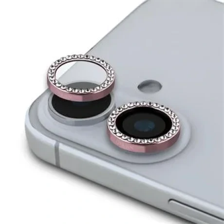 Husa de protecție Guess Fixed Glitter pentru iPhone 16/16 Plus, roz