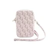 Husă de telefon Guess PU G Cube cu fermoar, roz