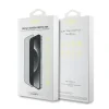 Husa Guess din sticlă securizată 2.5D PRIVACY pentru iPhone 16 Pro, neagră