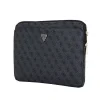 Husă Guess PU 4G Triangle Logo pentru Notebook 14&amp;quot; Neagră