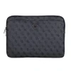 Husă Guess PU 4G Triangle Logo pentru Notebook 14&amp;quot; Neagră