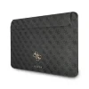 Husă pentru computer Guess PU 4G cu logo metalic, 13&amp;quot; gri