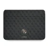 Husă pentru computer Guess PU 4G cu logo metalic, 13&amp;quot; gri
