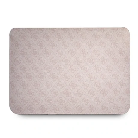Husă pentru computer Guess PU 4G cu logo metalic, 13&amp;quot; roz