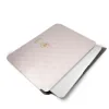 Husă pentru computer Guess PU 4G cu logo metalic, 13&amp;quot; roz
