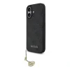 Husa spate Guess 4G Charm MagSafe pentru iPhone 17, gri ton pe ton