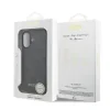 Husa spate Guess 4G Charm MagSafe pentru iPhone 17, gri ton pe ton