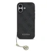 Husa spate Guess 4G Charm MagSafe pentru iPhone 17, gri ton pe ton