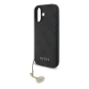 Husa spate Guess 4G Charm MagSafe pentru iPhone 17, gri ton pe ton