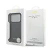 Husă spate Guess 4G Charm MagSafe pentru iPhone 17 Pro, gri ton pe ton