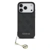 Husă spate Guess 4G Charm MagSafe pentru iPhone 17 Pro, gri ton pe ton