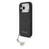 Husă spate Guess 4G Charm MagSafe pentru iPhone 17 Pro, gri ton pe ton