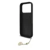 Husă spate Guess 4G Charm MagSafe pentru iPhone 17 Pro, gri ton pe ton