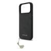 Husă spate Guess 4G Charm MagSafe pentru iPhone 17 Pro Max, gri ton pe ton
