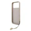 Husă spate Guess 4G Charm MagSafe pentru iPhone 17 Pro Max, roz ton pe ton