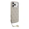 Husă spate Guess 4G Charm MagSafe pentru iPhone 17 Pro Max, roz ton pe ton