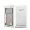 Husă spate Guess 4G Charm MagSafe pentru iPhone 17 Pro, roz ton pe ton
