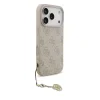 Husă spate Guess 4G Charm MagSafe pentru iPhone 17 Pro, roz ton pe ton