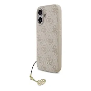 Husa spate Guess 4G Charm MagSafe pentru iPhone 17, roz ton pe ton