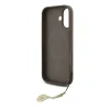 Husă spate Guess 4G Charm MagSafe pentru iPhone 17, ton pe ton, maro
