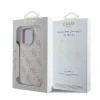 Husă spate Guess 4G Charm pentru iPhone 16 Pro Max, roz ton pe ton