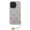 Husă spate Guess 4G Charm pentru iPhone 16 Pro, roz ton pe ton