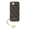 Husă spate Guess 4G Charm pentru iPhone 16e/17e, ton pe ton, maro