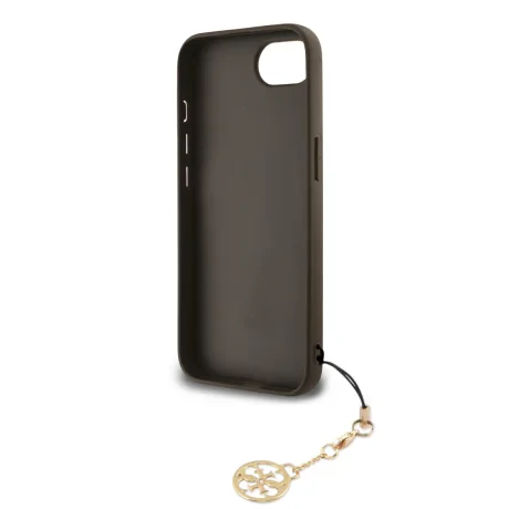 Husă spate Guess 4G Charm pentru iPhone 16e/17e, ton pe ton, maro