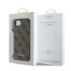 Husă spate Guess 4G Charm pentru iPhone 16e/17e, ton pe ton, maro