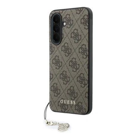Husa spate Guess 4G Charm pentru Samsung Galaxy A37, maro