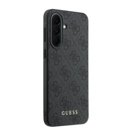 Husa spate Guess 4G Charm pentru Samsung Galaxy A37, neagră