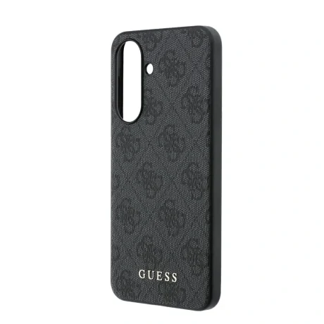 Husa spate Guess 4G Charm pentru Samsung Galaxy A37, neagră