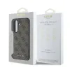Husa spate Guess 4G Charm pentru Samsung Galaxy A56, maro