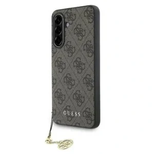 Husa spate Guess 4G Charm pentru Samsung Galaxy A56, maro