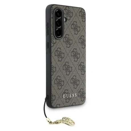 Husa spate Guess 4G Charm pentru Samsung Galaxy A56, maro